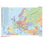 PODKŁAD NA BIURKO OBUSTRONNY MAPA EUROPA FIZYCZNA-POLITYCZNA