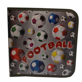 PIÓRNIK SZKOLNY PIŁKA FOOTBALL SZARY