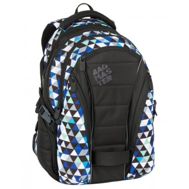 BAGMASTER Plecak BAG 7 I BLACK/BLUE/GREY