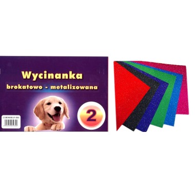 WYCINANKA A4 BROKATOWO-METALIZOWANA 2
