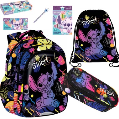 COOLPACK PLECAK STITCH ZESTAW SZKOLNY 7W1