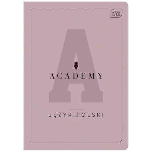 ZESZYT W LINIĘ JĘZYK POLSKI A5 ACADEMY 60 KARTEK INTERDRUK ZESZYT W LINIĘ JĘZYK POLSKI A5 ACADEMY 60 KARTEK INTERDRUK