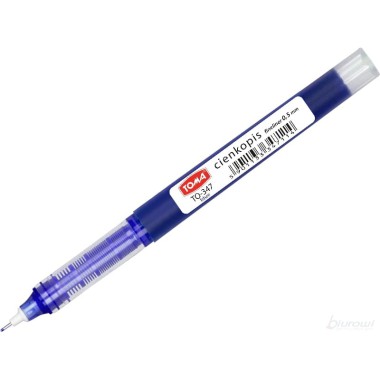 TOMA Cienkopis kapilarny niebieski z końcówka fibrową 0.5 mm