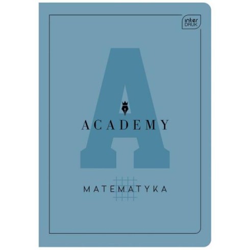 ZESZYT W KRATKĘ A5 MATEMATYKA ACADEMY 60 KARTEK INTERDRUK ZESZYT W KRATKĘ A5 MATEMATYKA ACADEMY 60 KARTEK INTERDRUK