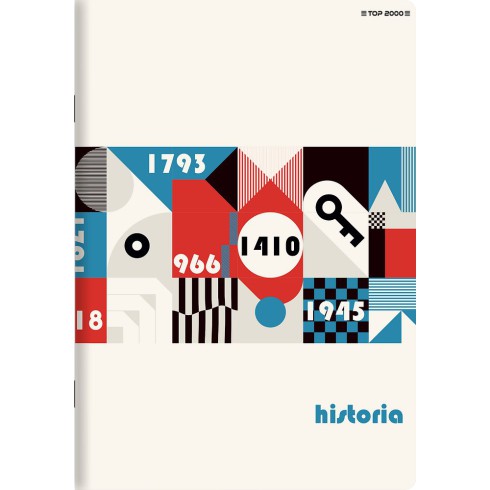 ZESZYT DO HISTORII W KRATKĘ A5 TEMATYCZNY Z ŚCIĄGĄ 60 KARTEK TOP-2000 ZESZYT DO HISTORII W KRATKĘ A5 TEMATYCZNY Z ŚCIĄGĄ 60 KARTEK TOP-2000