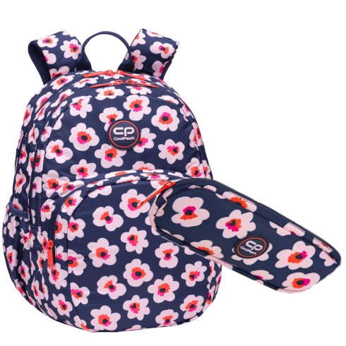 Coolpack Plecak szkolny młodzieżowy zestaw 2w1 FLORES NINA Coolpack Plecak szkolny młodzieżowy zestaw 2w1 FLORES NINA
