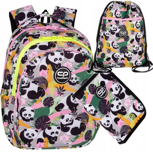 Coolpack Plecak szkolny 2w1 Panda Gang klasa 1-3 Coolpack Plecak szkolny 2w1 Panda Gang klasa 1-3