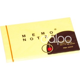Notes samoprzylepny MEMO żółty 125x75 mm