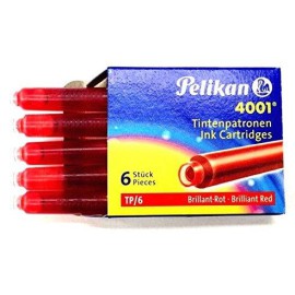NABOJE DO PIÓRA PELIKAN CZERWONE