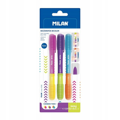 Milan Długopis Sway Combi Duo 3 szt. Milan Długopis Sway Combi Duo 3 szt.