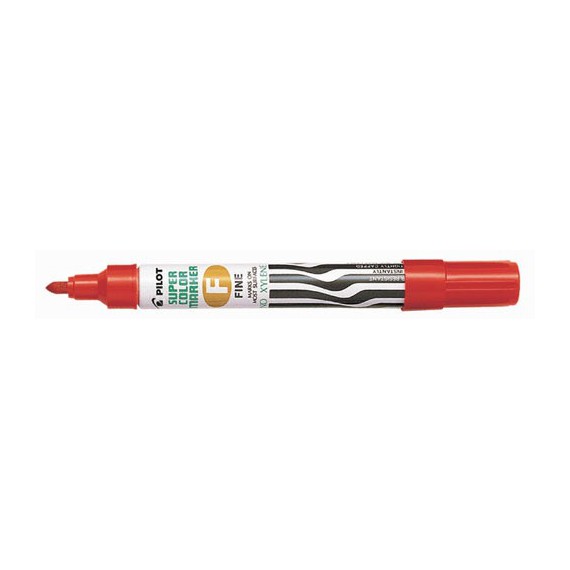 Marker PILOT F-fine czerwony
