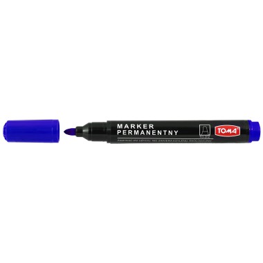 TOMA Marker permanentny niebieski TO-202