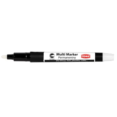 TOMA Pisak Multi Marker Permamentny  biały 2.5mm
