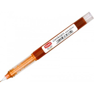 TOMA Cienkopis kapilarny pomarańczowy z końcówka fibrową 0.5 mm