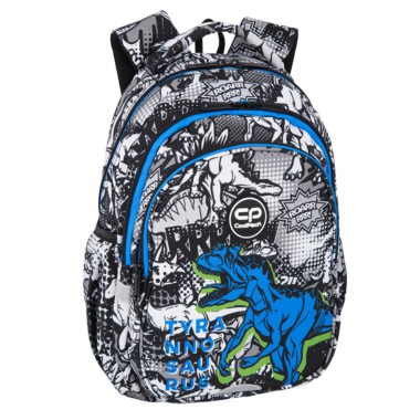 Coolpack Plecak szkolny 2w1 klasa 1-3 T-REX zestaw