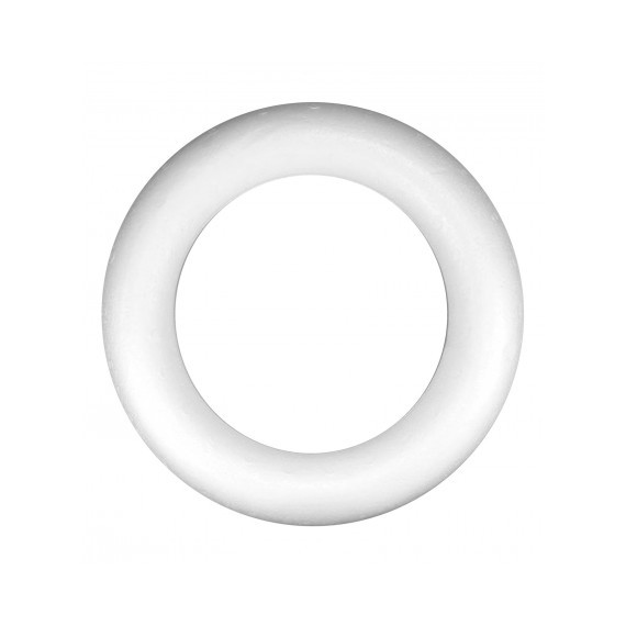 Styropian Krąg pełny wianek 15 cm