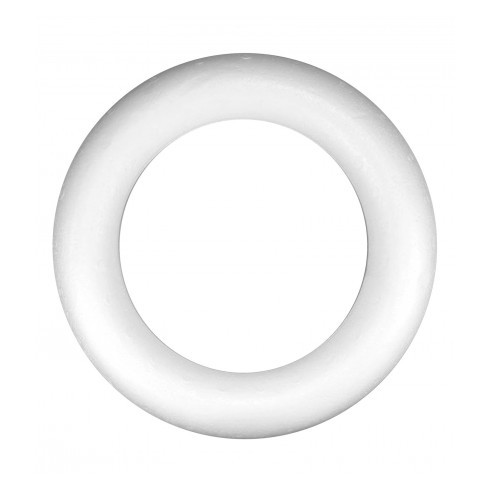Styropian Krąg pełny wianek 15 cm