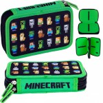 ASTRA Piórnik dwukomorowy bez wyposażenia MINECRAFT ASTRA Piórnik dwukomorowy bez wyposażenia MINECRAFT