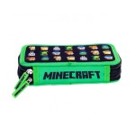 ASTRA Piórnik dwukomorowy bez wyposażenia MINECRAFT ASTRA Piórnik dwukomorowy bez wyposażenia MINECRAFT