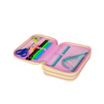 Piórnik szkolny CoolPack Jumer 3-komory z wyposażeniem Gradient Peach E67614