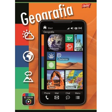 UNIPAP ZESZYT TEMATYCZNY GEOGRAFIA A5 60K KRATKA