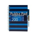 KOŁOZESZYT NOTATNIK PUKKA PAD PROJECT BOOK NAVY NIEBIESKI A5 200 STRON KRATKA