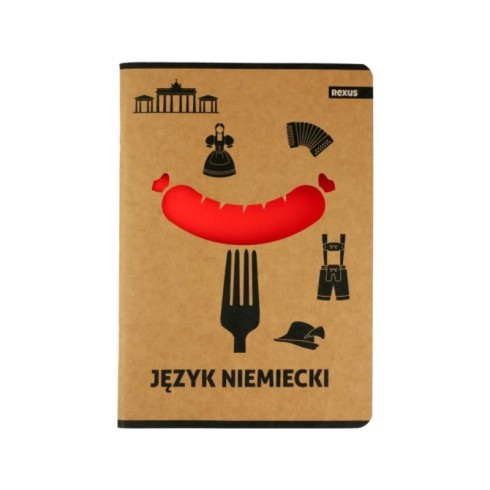 ZESZYT W KRATKĘ A5 JĘZYK NIEMIECKI EKO ZESZYT W KRATKĘ A5 JĘZYK NIEMIECKI EKO