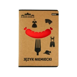 ZESZYT W KRATKĘ A5 JĘZYK NIEMIECKI EKO