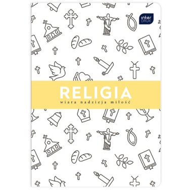 INTERDRUK ZESZYT A5 32 KARTKI KRATKA RELIGIA