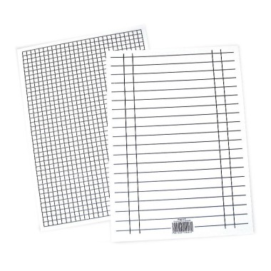 LINIUSZEK A5 DWUSTRONNY KRATKA LINIA