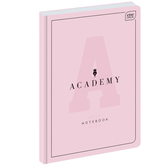 INTERDRUK BRULION A4 96 ACADEMY PASTEL