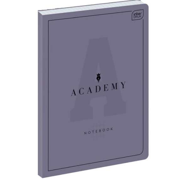 Interdruk Academy Brulion B5 128 kartek w kratkę 90g półtwarda