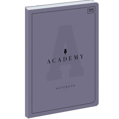 Interdruk Academy Brulion B5 128 kartek w kratkę 90g półtwarda Interdruk Academy Brulion B5 128 kartek w kratkę 90g półtwarda