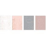 Interdruk Zeszyt A5 60K Kratka Metalic Rose Gold