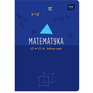 ZESZYT W KRATKĘ A5 MATEMATYKA 60 KARTEK