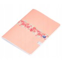 Oxford Zeszyt A5 60 k kratka flowers pastel 10szt