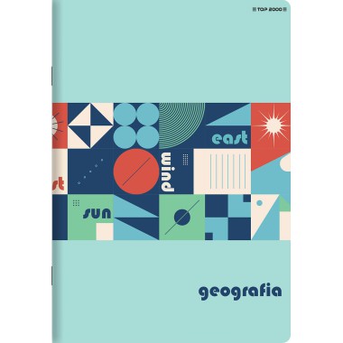 ZESZYT TEMATYCZNY DO GEOGRAFII W KRATKĘ A5 Z ŚCIĄGĄ 60 KARTEK