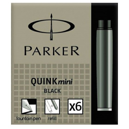 PARKER NABOJE MINI CZARNE