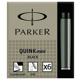 PARKER NABOJE MINI CZARNE