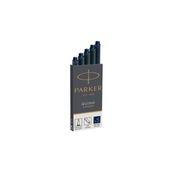 PARKER QUINK NABOJE WKŁAD DO PIÓRA STANDARDOWE NIEBIESKIE 5SZT.