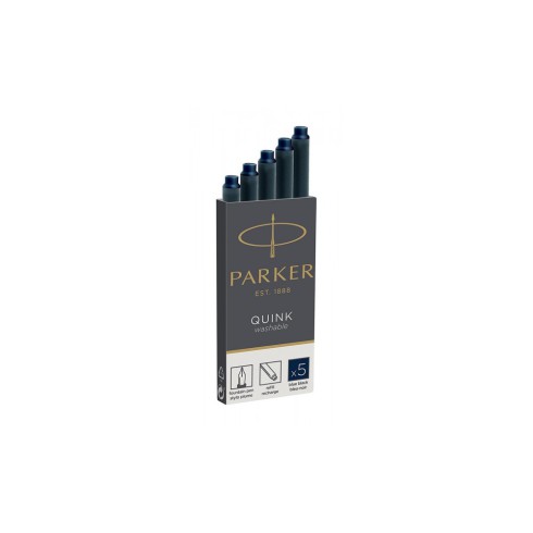 PARKER QUINK NABOJE WKŁAD DO PIÓRA STANDARDOWE NIEBIESKIE 5SZT.