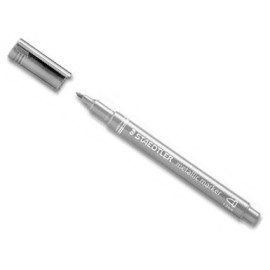MARKER METALICZNY 1-2 MM SREBRNY STEADTLER OKRĄGŁA KOŃCÓWKA