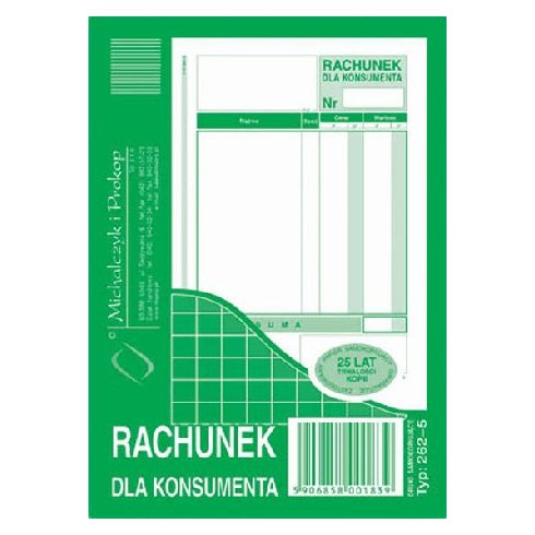 Rachunek dla konsumenta A6 M&ampampP