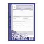 Kwestionariusz osobowy dla pracownika A4 M&ampampP