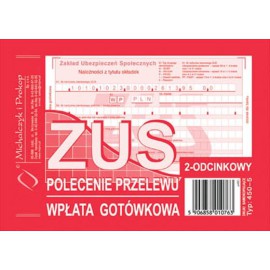 Druk 	Polecenie przelewu ZUS (2 odc.) A6 M&ampampampP