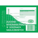ZLECENIE WYKONANIA PRACY W GODZINACH NADLICZBOWYCH A6 529-5