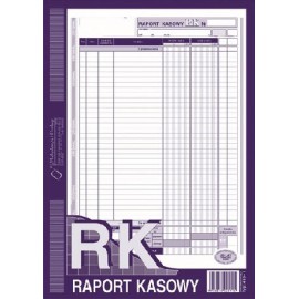 Druk Raport kasowy A4  M&ampampP