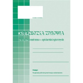 Druk 	Książeczka zdrowia dla celów sanitarno-epidemiologicznych A6 M&ampampP