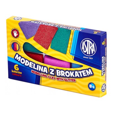 ASTRA MODELINA BROKATOWA SZKOLNA 6 KOLORÓW