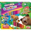PLASTELINA BAMBINO 24 KOLORÓW +PODKŁADKA DO PRAC PLASTYCZNYCH